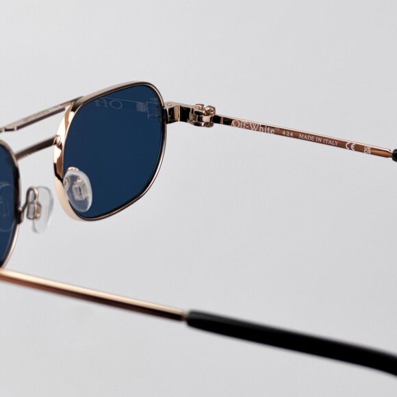 Off-White VAIDEN Women Sunglasses – Gold Oval Frame | Model OERI123 7645 - Picture 7 of 12